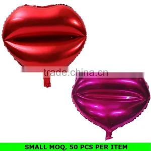 Hot Sale Fashion Red Lip Foil Balloon Valentines Day Decorations thumbnail-2