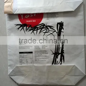 Laminated Kraft Paper Valve Bag Packing for Calrose Rice thumbnail-4