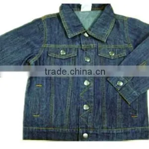 Children Denim Shirt Denim Jacket Baby Denim Jacket Long Sleeves Denim Jacket Indigo Denim Jacket Outerwear thumbnail-1