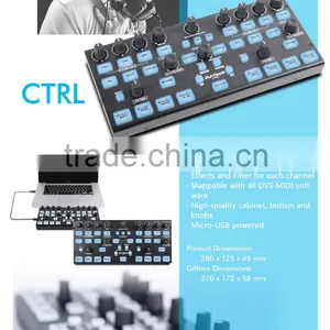 Digital Mixer Console Professional Software USB Plug and Play dj Music Midi Controller thumbnail-1