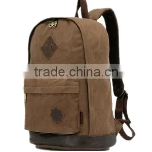 Strong Canvas Backpack With Two Color for Travel / School in China thumbnail-4