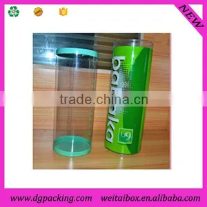 High Quality Clear Plastic Pvc Cylinder With Caps&tube Packaging for Toys thumbnail-1