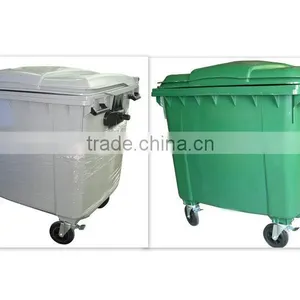 Industrial Large Hdpe 1100l Wheelie Bin With Wheels thumbnail-5