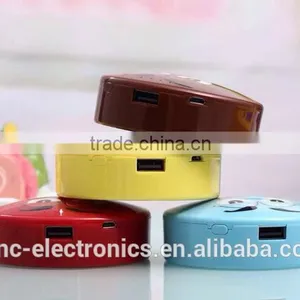 Promotion Gift Personalized Logo Printing Round Shape Smart Mobile Battery Pack Power Bank Charger With Micro Usb Charging Cable Supplier's Choice thumbnail-4