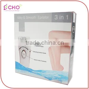 Electric 3 in 1 Lady Shaver Epilator and Pedicure Callous Remover for Skin Care thumbnail-6