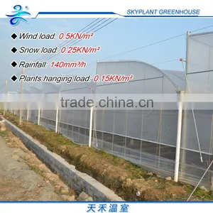 Sp-M-S-F-H Serrated Multi-Span Horticultural Plastic Film Greenhouse thumbnail-2