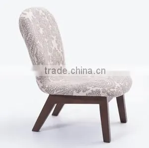 Solid Wood Cloth Chair ,Contracted Wooden Sofa For Living Room thumbnail-5