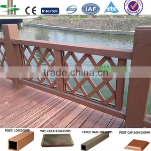 Vinyl PE Plastic Wood Garden Fence thumbnail-1