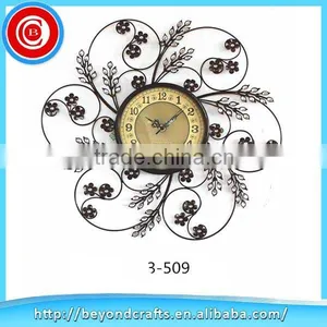 2015 Hot Sale Fancy Home Decorative Metal Wall Clock thumbnail-1