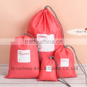 210D Polyester Drawstring Bag for Packing Gifts thumbnail-1