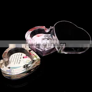 Custom Logo Round Ashtray Crystal Cigar Ashtray thumbnail-5