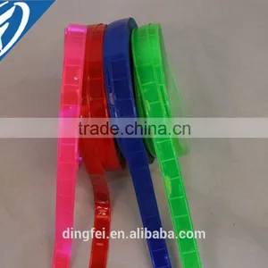 Fluorescent Color Fire Resistant 1inch PVC Reflective Strap for Safety Garment thumbnail-1