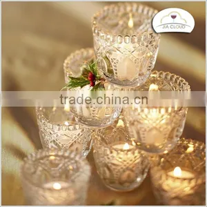 Glass Candle Holder Glass Candle Jar thumbnail-1