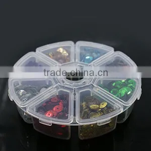 Mixed Paillette Beads Box, Sequin Fabric for Clothing, 30mm(PVC002-M) thumbnail-1