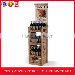 Custom Idea Wood Display Rack With Customized Logo thumbnail-1