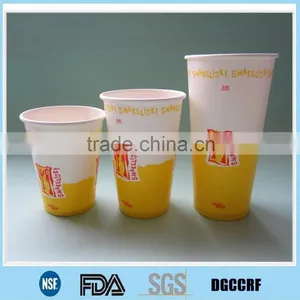 Printed Double PE Coated Cold Paper Cup for Soda/coke/juice Drink and Lid Cover Quality Choice thumbnail-2