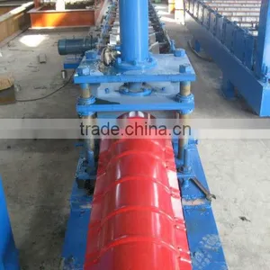 Trade Assurance Ridge Cap Metal Roof Tiles Making Machine Cold Roll Forming Machine Roll Former Machinery thumbnail-1