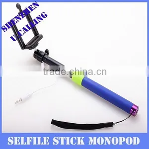 Handheld Audio Cable Take Pole Selfile Stick, Wired Monopod Selfie Stick thumbnail-6