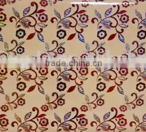3D Laser Tablecloth Pvc Tablecloth in Rollgolden Silver Tablecloth thumbnail-1