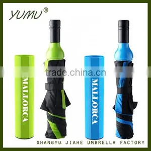 Logo Print Custom Wine Bottle Umbrella thumbnail-1