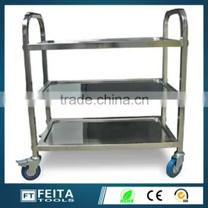 Pcb Storage Cart /stainless Steel ESD Hand Trolley With 4 Wheels thumbnail-2