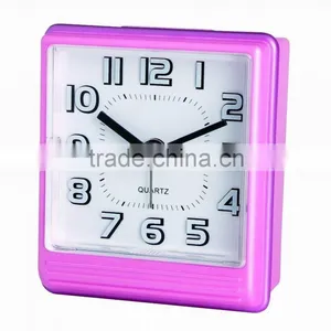 LED Touch Light Square Alarm Clocks With Snooze Crescendo Beep Sound thumbnail-2