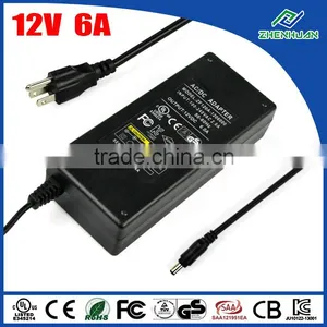 Constant Voltage Led Power Supply 12V 6A AC DC Adapter 72W for Massage Chair thumbnail-1