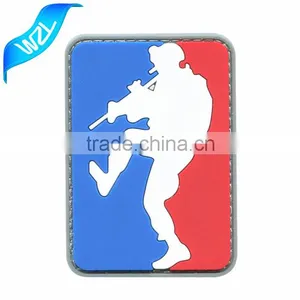 Custom PVC Morale Rubber Repair Patch Rubber Label thumbnail-1