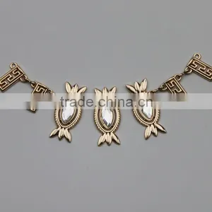 Decorative Chain &metal Connector Neckline for Garment thumbnail-1