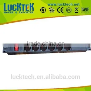 19" 8 WAY GERMANY PDU CABINET SOCKET thumbnail-1