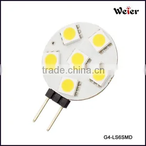 Led Tube Light Vertical Needle G4 LED Bulbs 12V 6 Leds 5050 SMD White and Warm White Spotlighting thumbnail-2