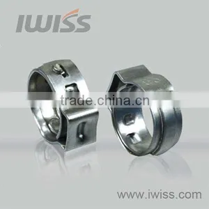 5*0.5mm(Width*Thickness) Stepless Ear Hose Clamps thumbnail-1