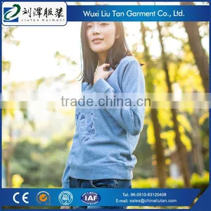 Women T-shirt 100% Cotton Knit Wear Oem Supplier thumbnail-2