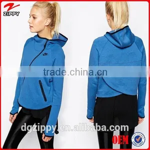 Asymmetric Zip Through Front Fashion Hoody China Online Shopping thumbnail-1