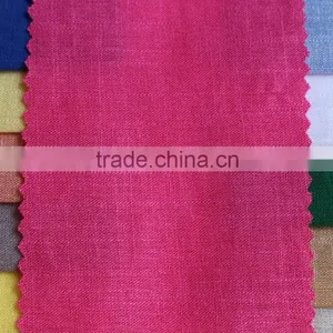 Plain Dyed Solid Color Woven Linenette Blend Nylon Viscose Fabric thumbnail-5