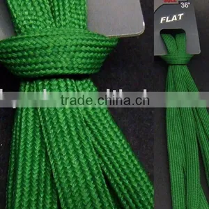 Green Flat Shoelaces thumbnail-1