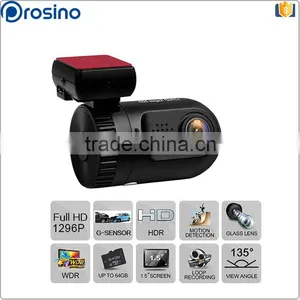 Latest Mini 0805 Ambarella A7LA50 Chip Full HD 1296P(Upgrade Mini 0803)With GPS Logger Dashboard Camera thumbnail-1