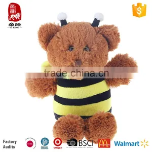 Sedex BSCI NICI Factory Plush Bee Bear Toy Cute Bear Soft Plush Bee Stuffed Teddy Bear thumbnail-1