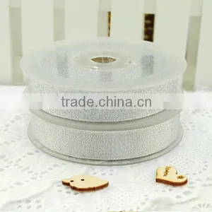 China Factory Directly Sale High Quality Glitter Ribbon thumbnail-3