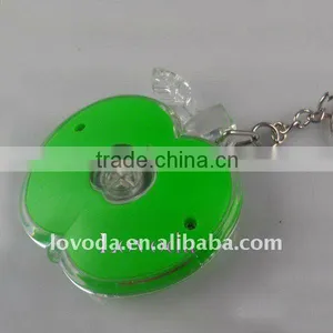 Apple Shaped Keychain Light With Led Light JLP-015 for Promotion Gift thumbnail-1