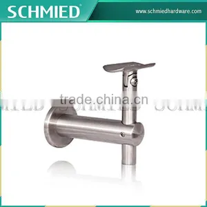 Stainless Steel Railing With Deco Cover Balcony Adjustable Stair for Round Pipe Handrail Bracket thumbnail-4