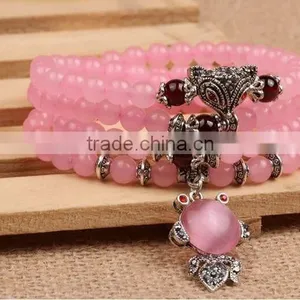 Austrian Rose Crystal Bracelet Make Hipanema Crystal Bracelet thumbnail-6