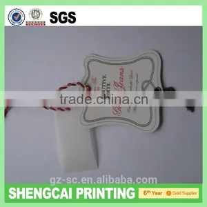 Hot Sale Custom Printed Paper Garment Tags thumbnail-1