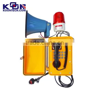 All Weather Protection Loudspeaker Telephone With Red Flash Light KNSP-08L thumbnail-2