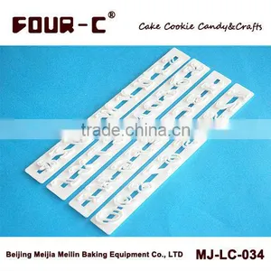 Alphabet Cutters for Fondant Cake Decorating,cake Design Border Cutters thumbnail-1