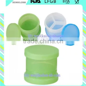 Foodgrade Bpa Free Plastic Single Extra Swist Storage Box for Supplements and Pill thumbnail-2