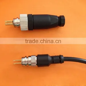 M12 3 Pin 4 Pin 5 Pin Circular Sensor Connector Cable thumbnail-1