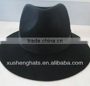 Wholesale Wool Felt Wide Brim Fedora Hats for Men thumbnail-1