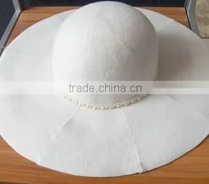 2014 Floppy Hat With Chain, Big Brim Hat for Ladies thumbnail-1