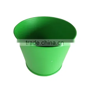 Top Quality Colored Cute Metal Flower Bucket thumbnail-1